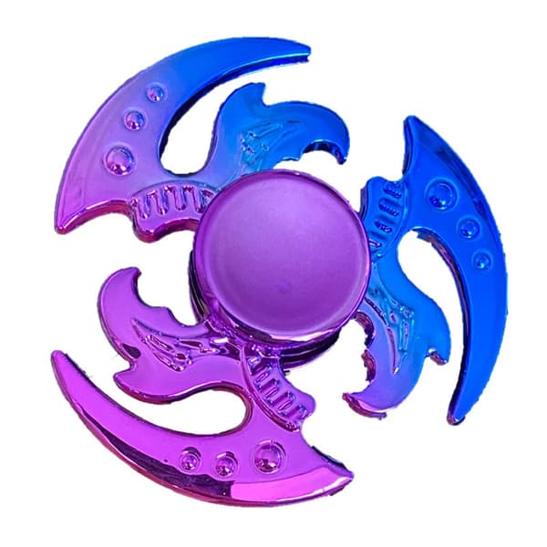Fargerike fidget spinnere, plast gradient stressreduserende leke (Gradient Farge 2)