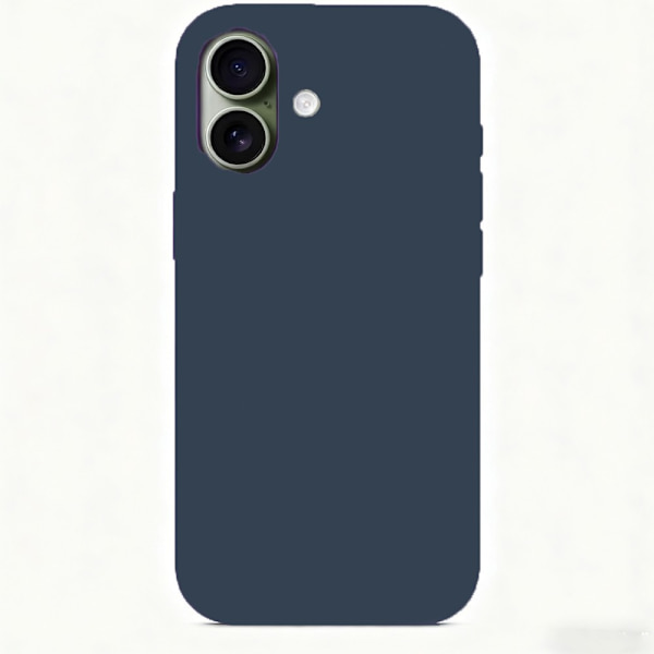 iPhone 17 mobilskal, flytande mobilskal, mörkblå