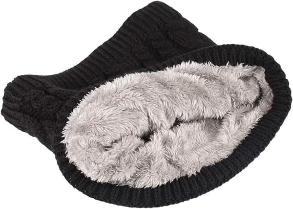 Vinter Halsvarmer - Varm Halsvarmer - Unisex - Sort