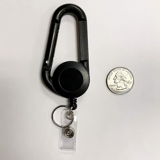 Infällbar nyckelring, 65 cm, infällbar, 2 infällbara nyckelringar, med snabbkopplingar.