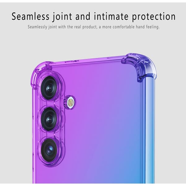Samsung Galaxy S24 Telefondeksel, Gradient, Støtsikkert (svart gull)