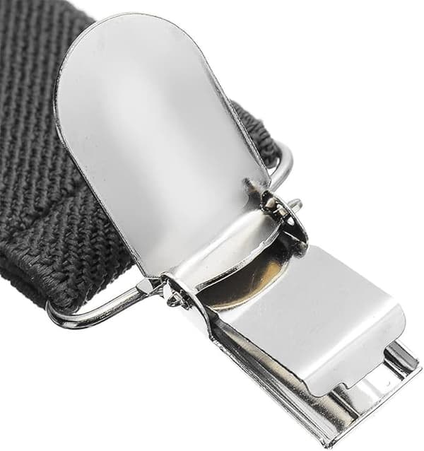 Fire sweaterclips, lavet af elastisk materiale, egnet til sweatre, cardigans, handsker og vanter, egnet til børn, tumlinger og voksne.