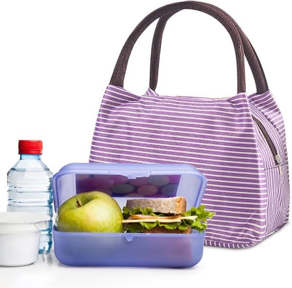 Mini isolerad läckagesäker lunchväska för mat och dryck