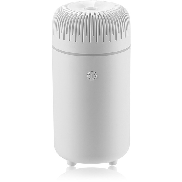 Bil Diffuser Luftfukter, 100ml Luftfukter, Aromaterapi Diffuser, Mini Bærbar Diffuser, Med LED, for Bil Hjem Kontor Soverom, Hvit