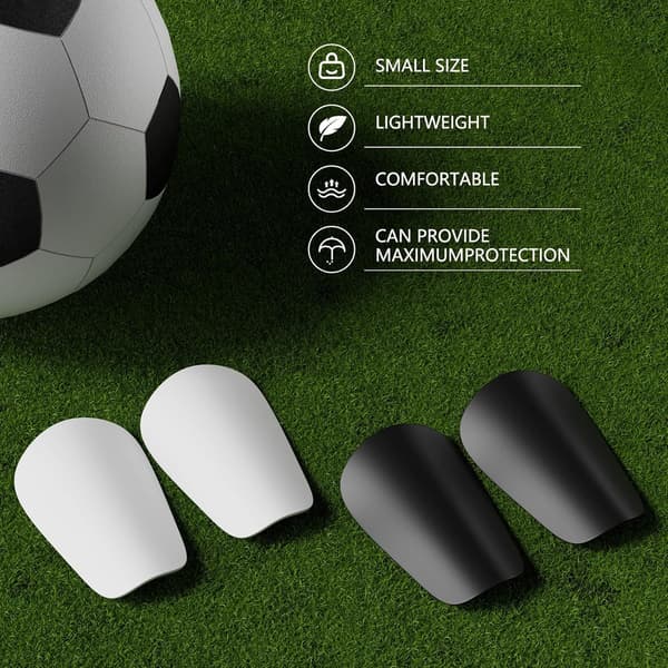 Mini benskydd för barnfotboll - 4-pack - 8 x 5 cm