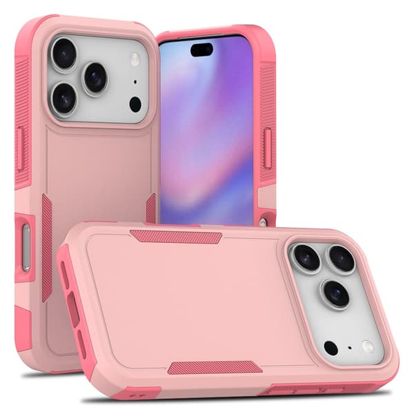 iPhone 17 Pro Max Stöttåligt Mobilskal, Rosa