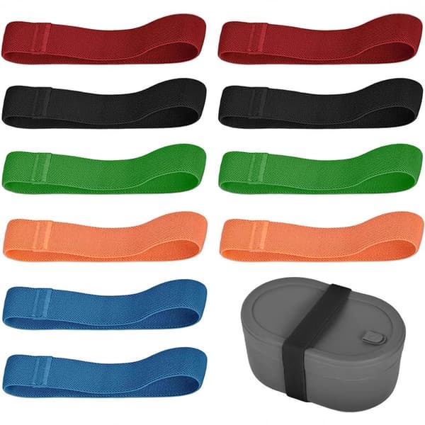10 Nylon Matboksstropper - Høy Elastisitet Matboksstropper - Justerbare Stroppetilbehør