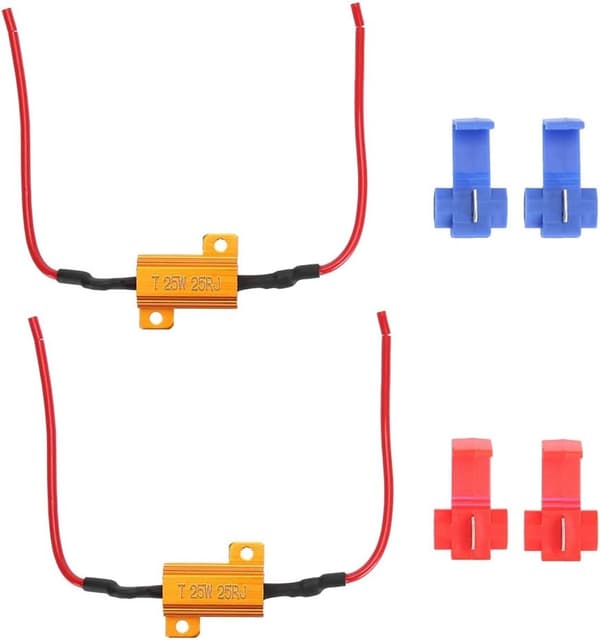 til anti-fejl modstand led blinklys p21w led blinklys modstand til motorcykel led blinklys modstand Bil LED dekoder 2 stk Bil LED