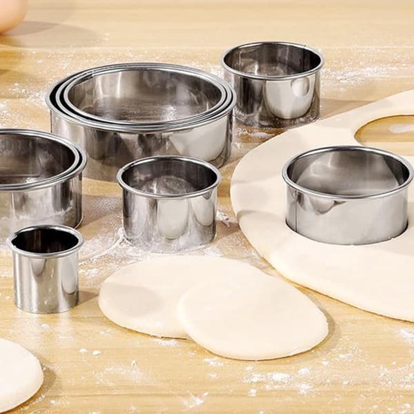 12 Cookie cutters i rustfrit stål - Bageingredienser - Cookie cutters - Bageform sæt