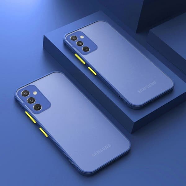 Samsung Galaxy S23 FE telefondeksel, støtsikkert PC-telefondeksel, kongeblå