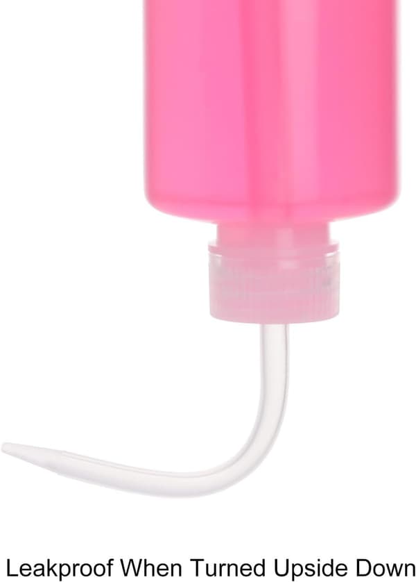 Tvättflaskor, 2-pack plast tvättflaskor av pressmodell, LDPE smal hals (250 ml, 2 flaskor)