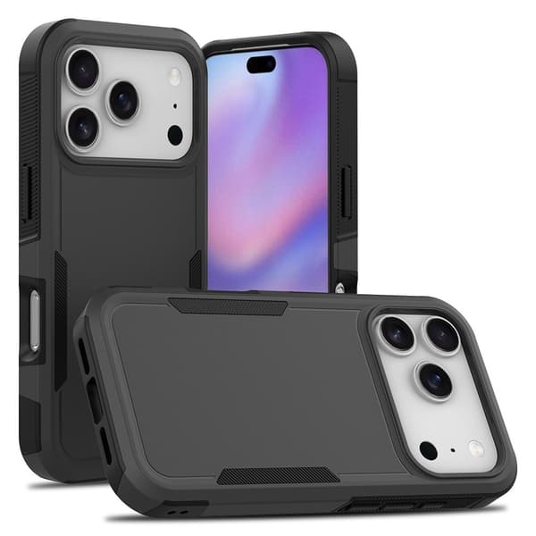 iPhone 17 Pro Støtsikkert Telefondeksel, Svart