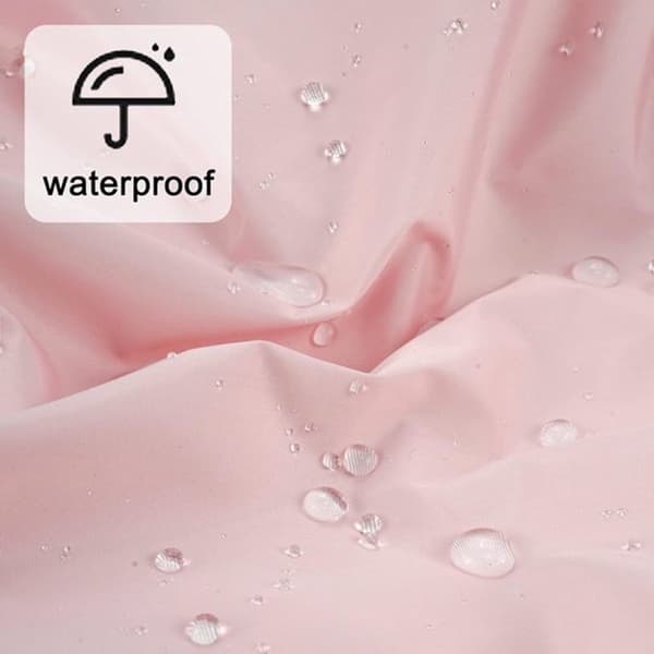 Stor vandtæt badehætte - vaskbar elastik - badehætte til langt hår - til tørring af hår - pink