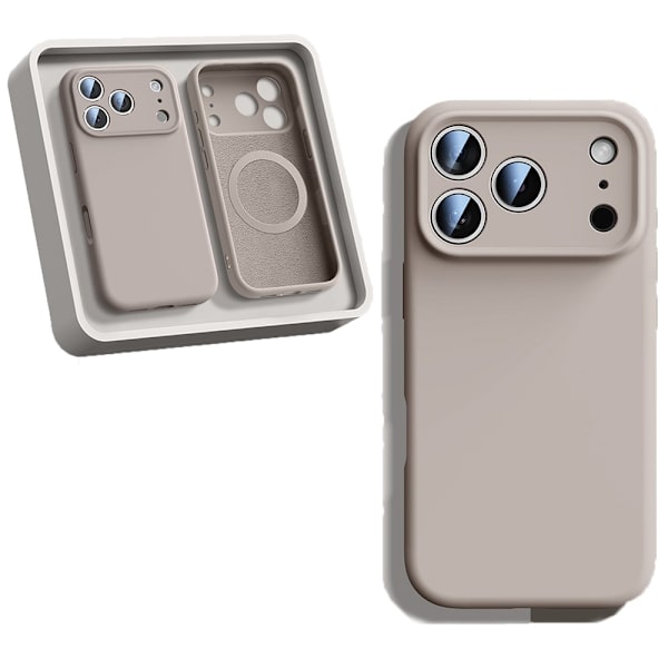 iPhone 17 Pro Max Silikonskal, Grå