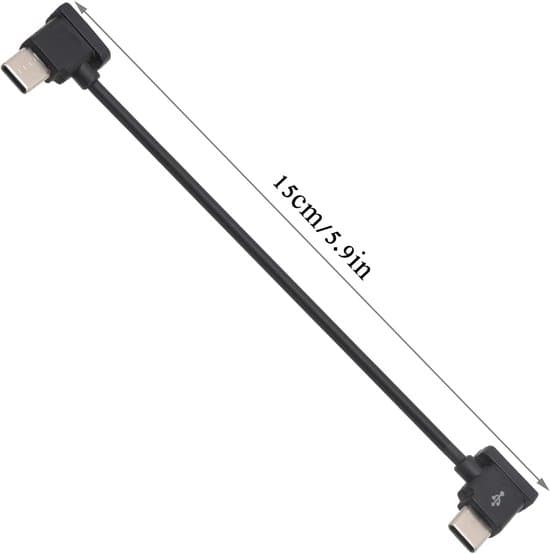 - Adapterkabel, F74 Type-C til Type-C 15cm/59 tommer, til DJI Mavic Air 2/Mini 2