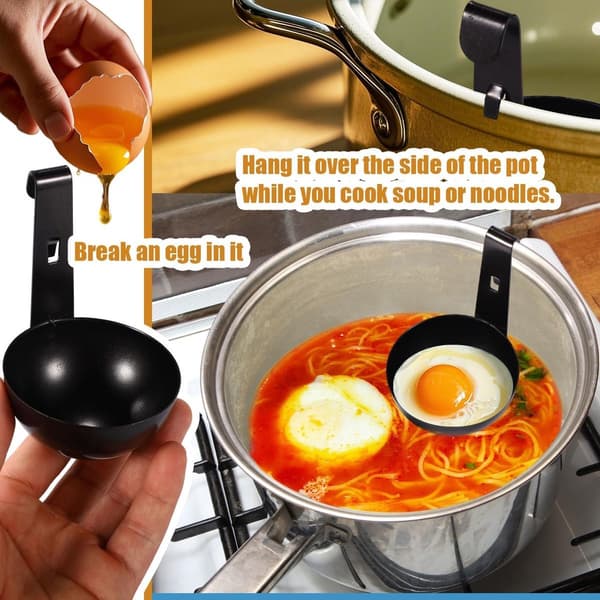 Hengende hardkokte egg - 2-pakning - 10,4 x 6,9 cm
