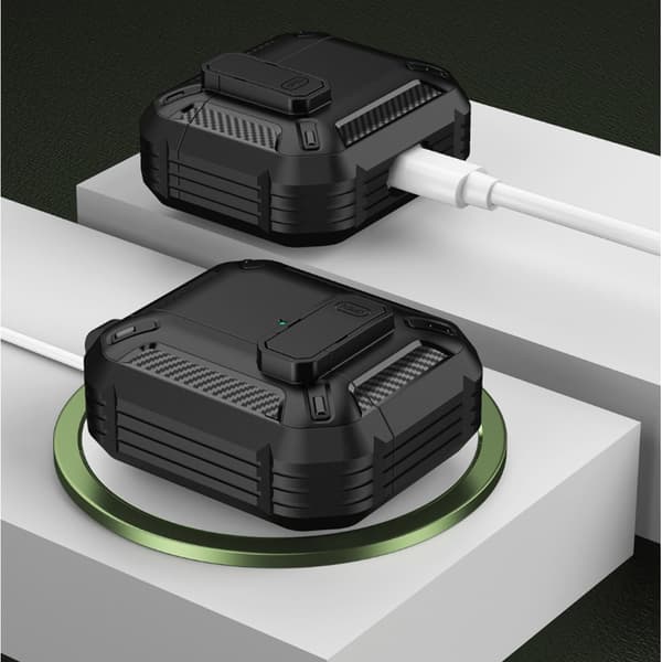 AirPods 3 (2021 model), etui til øretelefoner, matte ørepropper, grå