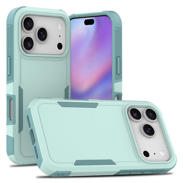 iPhone 17 Pro Stöttåligt Mobilskal, Blå-Grön