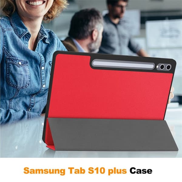 SAM Tab S10 Ultra 2025, Tablet-kotelo kynäpaikalla (harmaa)