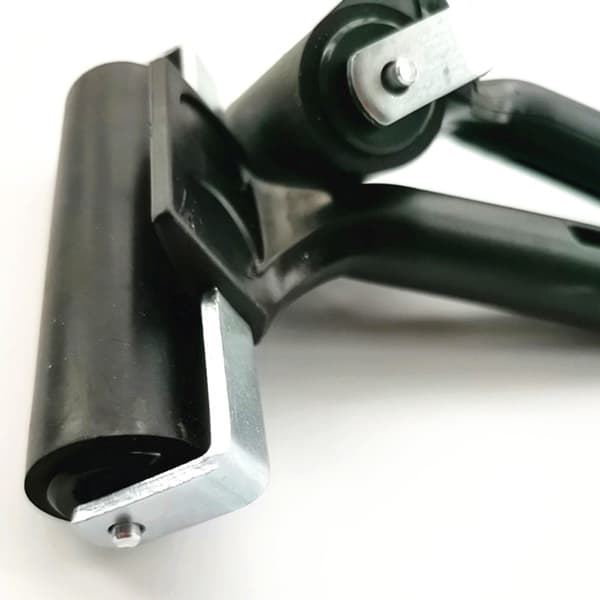 Färgroller 2-pack, Gummiroller, Bläckroller, Limroller för Bläckfärg Blockstämpling, Tryckning, Grafik, Tapeter och Hantverk (5,5 cm)