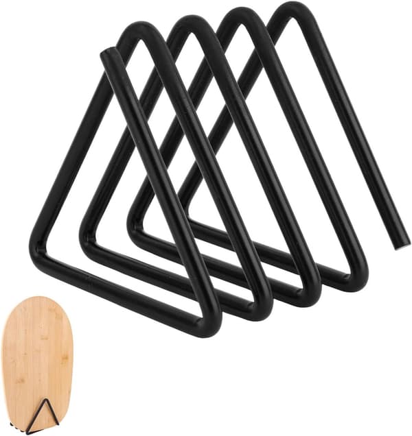 Skärbräda förvaringsställ - 9,2 x 9,2 cm - Displayställ - Svart