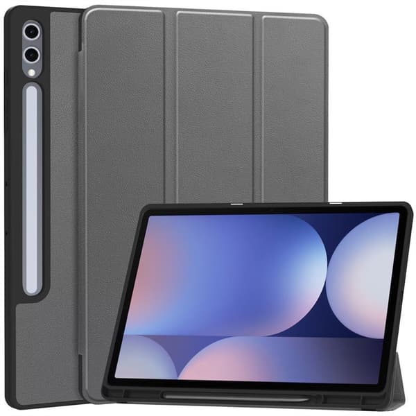 SAM Tab S10 Plus, Tabletfodral med pennhållare (Grå)