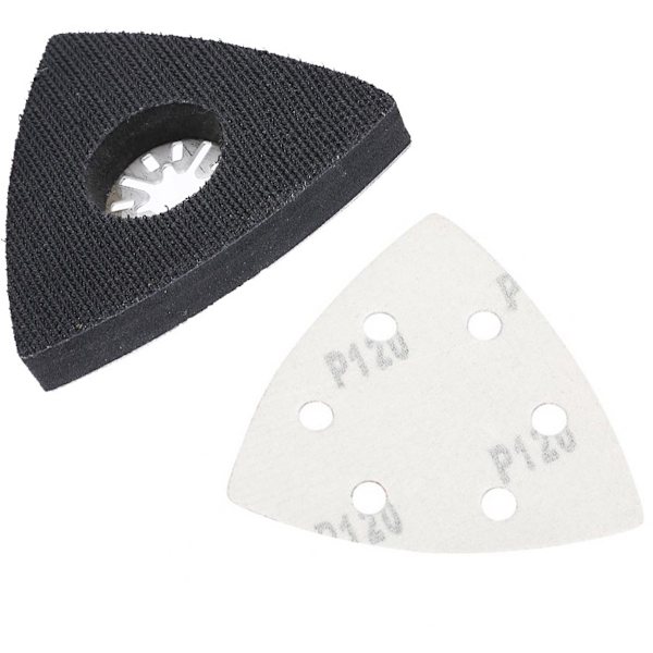 Självhäftande triangulär slipskiva sandpapper 101st 90*90mm sandpapper 101 delar 90mm sandpapper slipskiva slipstativ sandpapper triangulär