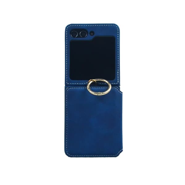 Samsung Galaxy Z Flip 4, ringfodral, vikbart telefonfodral (blå)