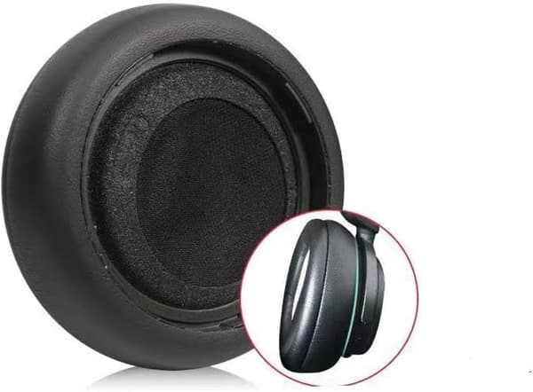 Passer til Microsoft Microsoft Surface Headphone Case Headphones 1. generation 2. generation Ørebetræk Svamp Læderpude (Sort)
