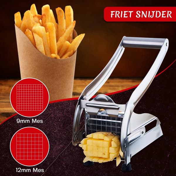 Pommes frites kutter - Pommes frites kutter - Sølv