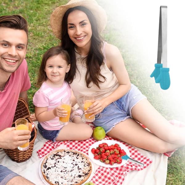 4-pack Mini Matklämmor - Godisklämmor - Rosa, Röd, Blå, Gul - 2,1*14,5 cm