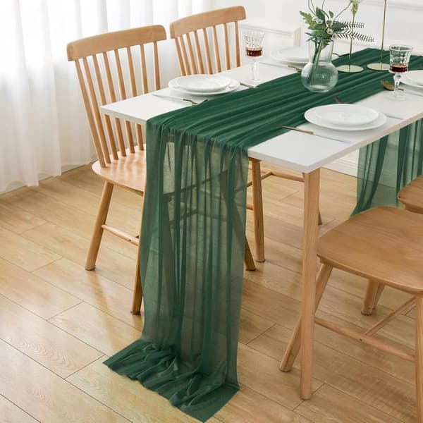 Bordløber tekstiler og dug 75x300cm – Grøn
