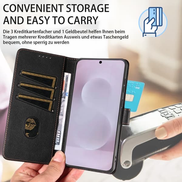 Samsung Galaxy S25 EDGE Støtsikkert Telefondeksel (Brun)