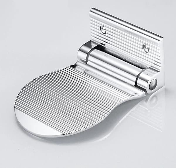 Fotstöd för dusch - aluminium