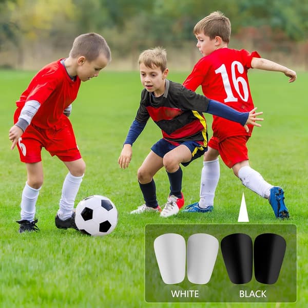 Mini benskydd för barnfotboll - 4-pack - 8 x 5 cm