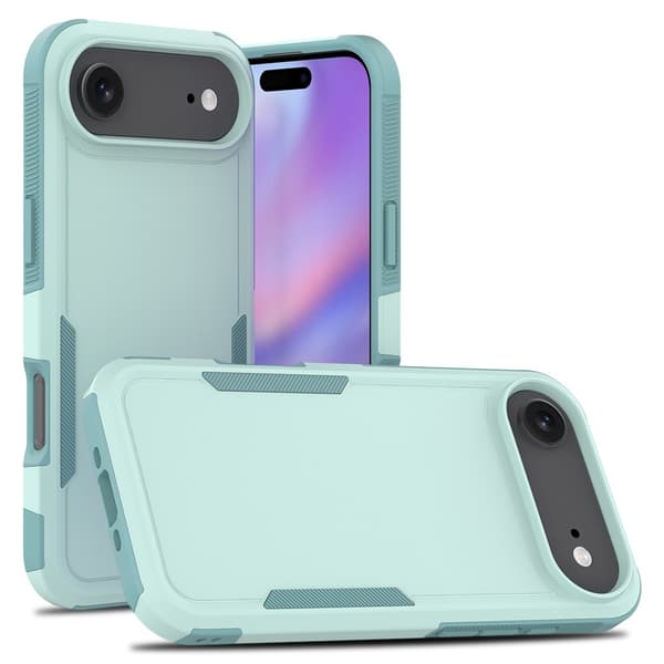 iPhone 17 Air Stötsäkert Mobilskal, Blå-Grön