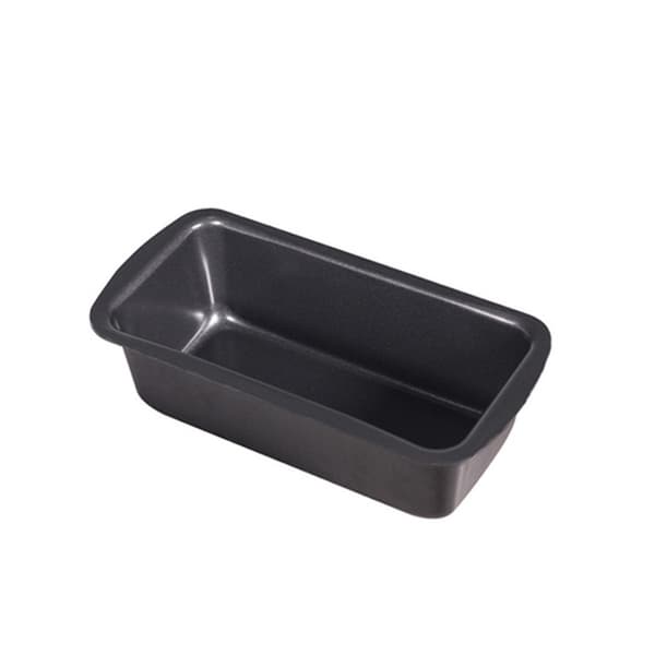 Non-stick brødform i kulstofstål - 27,7 x 9,7 x 6 cm - Rektangulær - Sort