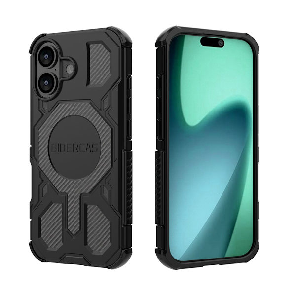 iPhone 17 Stødsikkert Telefoncover, Sort