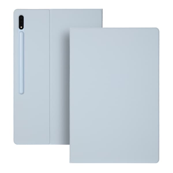 Galaxy Tab S9+/S10+, tablettikotelo kynäpaikalla, tablettikotelo jalustalla (harmaa)