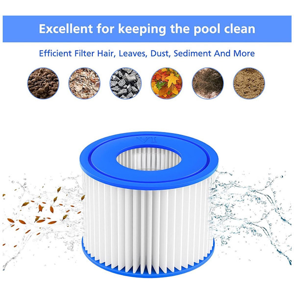 4 Pool Filterpatroner (VI) - Til Bestway