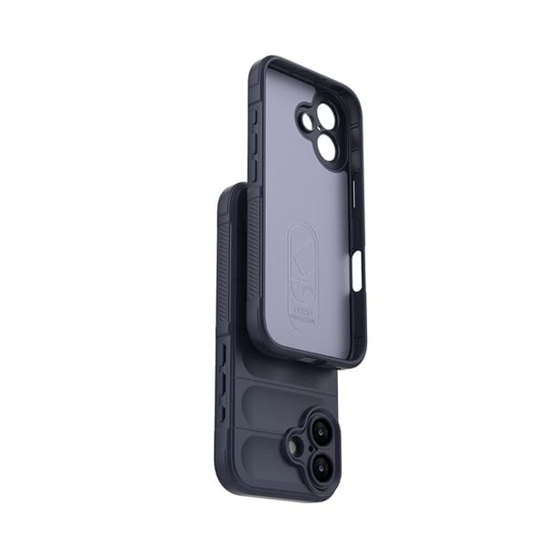 iPhone 17 telefoncover, blødt cover, sort