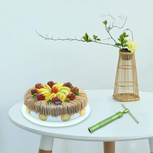 20 fondantforme, dekorationsværktøjer, bageværktøjer, grøn