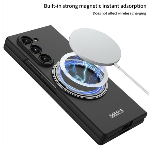 Samsung Fold7 mobilskal, stöttåligt skyddsfodral, grå