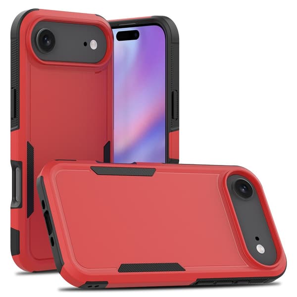 iPhone 17 Air Stötsäkert Mobilskal, Röd