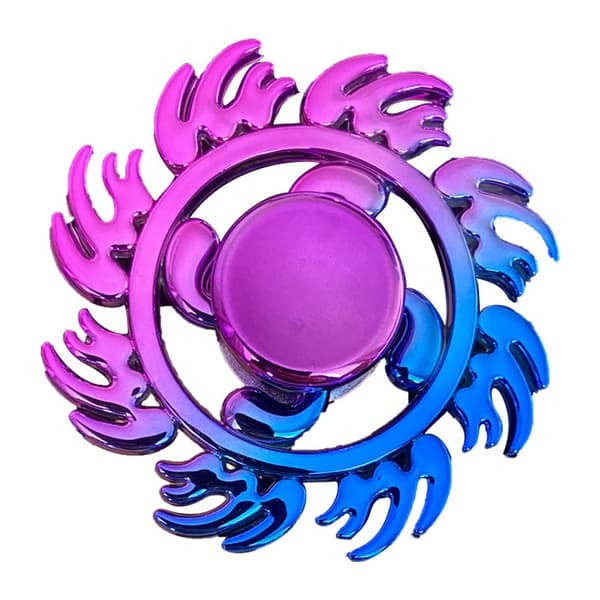 Fargerike fidget spinnere, plast gradient stressreduserende leke (Gradient Farge 1)