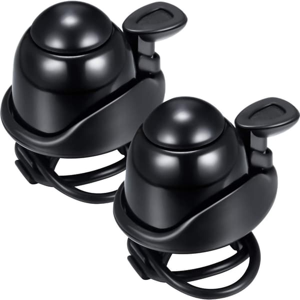 Justerbar cykelklocka, aluminium, högt ljud, 2-pack
