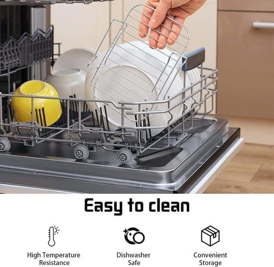 Dual-zone airfryer-rist med to plader - dehydrator-rist - rustfrit stål