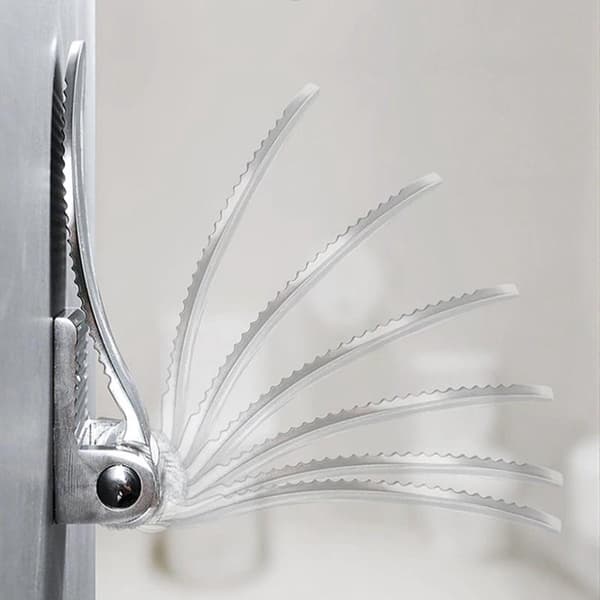 Fotstøtte for dusj - aluminium