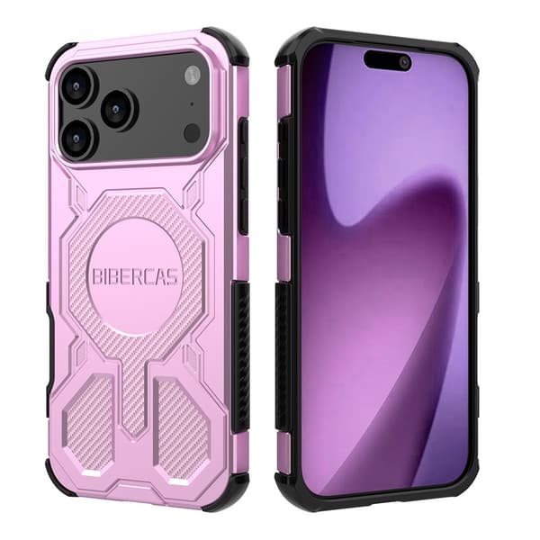 iPhone 17 Pro Max Iskunkestävä Puhelinkotelo, Violetti