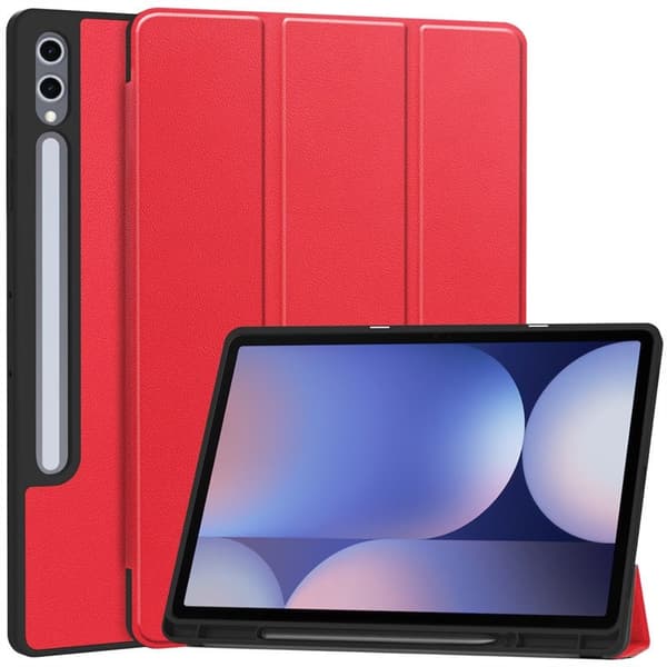 SAM Tab S10 Ultra 2025, Tablet-kotelo kynäpaikalla (Punainen)